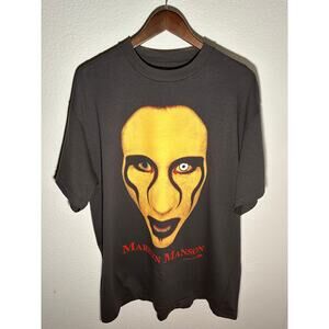 Marilyn Manson "Sex is Dead" 1997 Vintage Reprint Brockum Tag Single Stitch